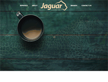 Tablet Screenshot of jaguarcoffee.com